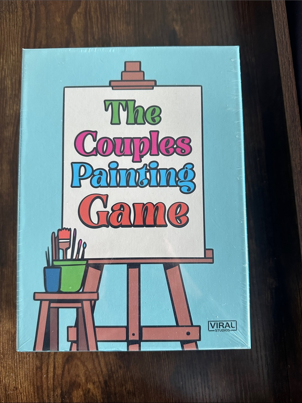The Couples Painting Game - Date Night Card & Painting Kit (NWT)